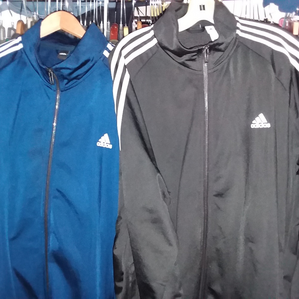 2 Adidas wind breakers XXL Tall